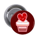 I Love Cupcake Button