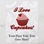 I Love Cupcakes Full Color Flyer