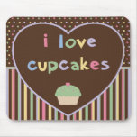 i love cupcakes mouse mat