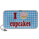 I Love Cupcakes Notebook Speakers