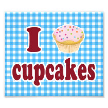 I Love Cupcakes Photograph