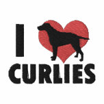 I Love Curlies Embroidered Shirt (T-Shirt) embroidered shirts