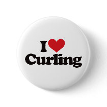 I Love Curling Pin