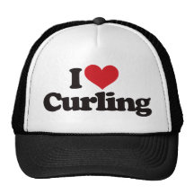 I Love Curling Hats