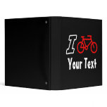 I Love Cycling Blank 3 Ring Binders