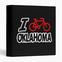 I Love Cycling Oklahoma Binder
