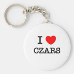 I Love Czars Keychain