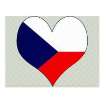 I Love Czech Post Card