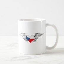 I Love Czech Republic -wings Mugs