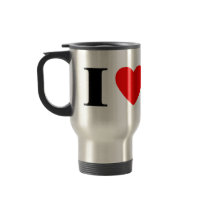 I Love Dachshunds Travel Mug