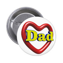 I Love Dad buttons