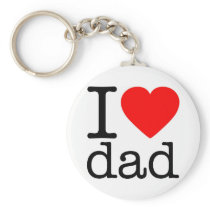 I LOVE DAD KEY CHAINS