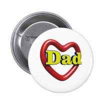 I Love Dad buttons