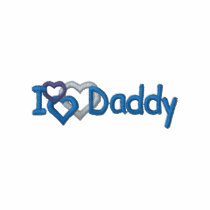 I Love Daddy Embroidered Shirt