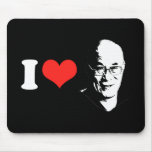 I Love Dalai Lama Mouse Pad