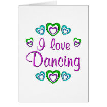 I Love Dancing cards