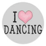 I Love Dancing stickers