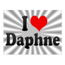 I love Daphne Postcards