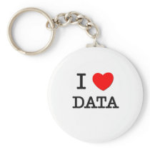 I Love Data Keychain