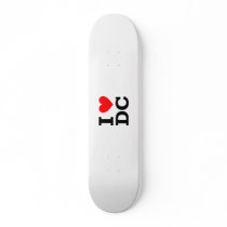 I Love DC Design Skate Deck