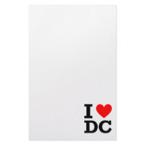 I Love DC Design Customized Stationery