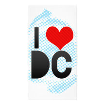 I Love DC Photo Card
