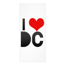 I Love DC Rack Card Template