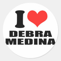 I LOVE DEBRA MEDINA STICKER