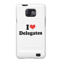 I LOVE DELEGATES - .png Samsung Galaxy S2 Cases
