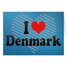 I Love Denmark Cards