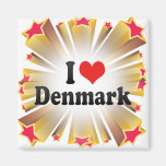 I Love Denmark Fridge Magnets