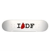 I Love DF Skateboard