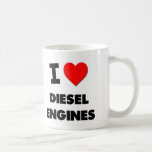 I Love Diesel Engines Coffee Mugs