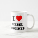I Love Diesel Engines Coffee Mugs