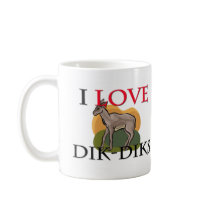 I Love Dik-Diks Mug