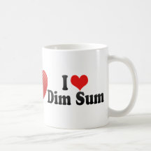 I Love Dim Sum Coffee Mugs