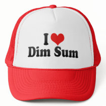 I Love Dim Sum Hats