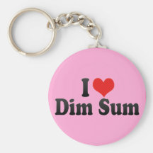 I Love Dim Sum Key Chain