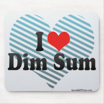 I Love Dim Sum Mouse Pad