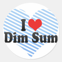 I Love Dim Sum Sticker