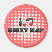 I Love Dirty Rap Magnets