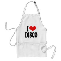 I Love Disco Aprons
