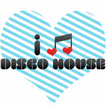I Love Disco House Cut Out