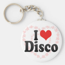 I Love Disco Keychains