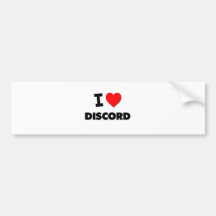 I Love Discord Bumper Sticker