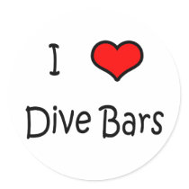 I Love Dive Bars Sticker