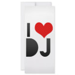I Love DJ rack cards