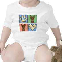 I Love Dobermans Tshirts