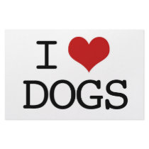 I Love Dogs stationary Personalized Stationery