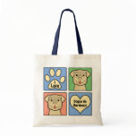 I Love Dogue de Bordeaux bags